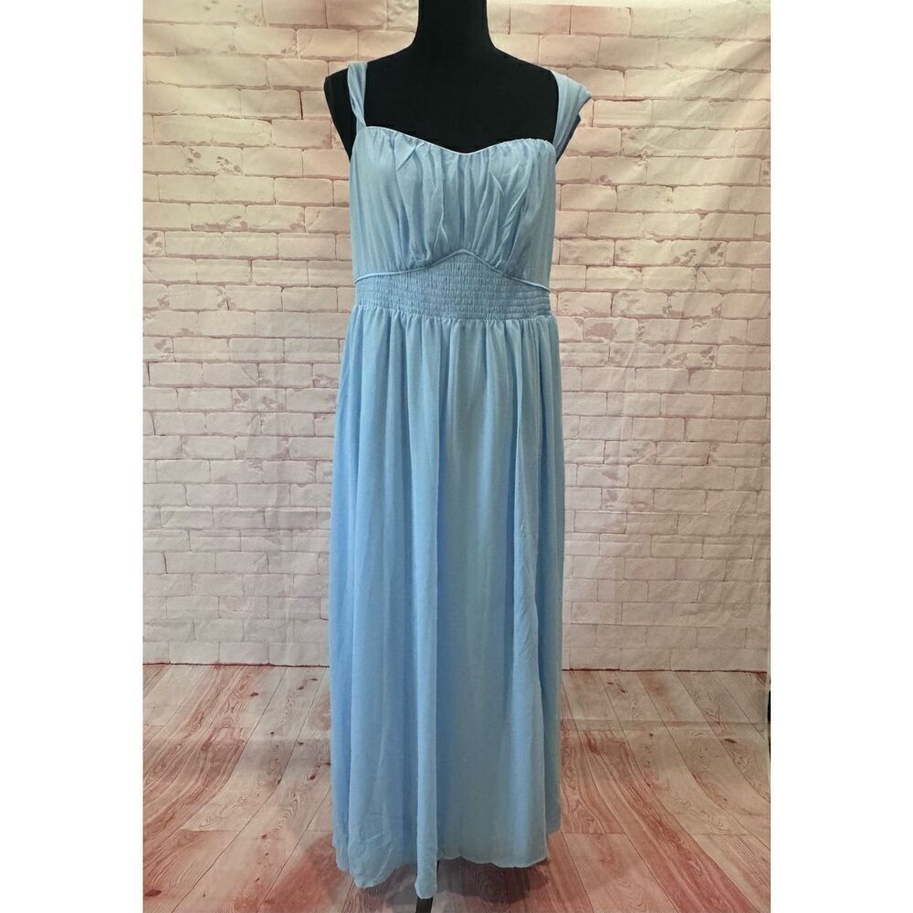 GRACE KARIN  Women's Summer Solid Flowy A Line Dresses Sleeveless Smocked Off Sh